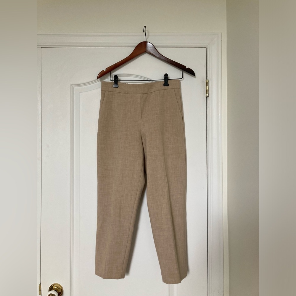 Aritzia Wilfred “Conan” pants in Heather oat beige, size 6